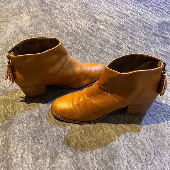 Toms Carpe Diem Booties Size 8.5 Brown - Picture 5 of 8